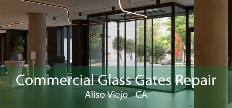 Commercial Glass Gates Repair Aliso Viejo - CA