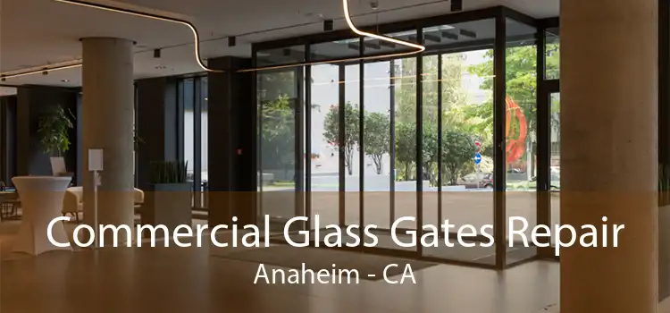 Commercial Glass Gates Repair Anaheim - CA